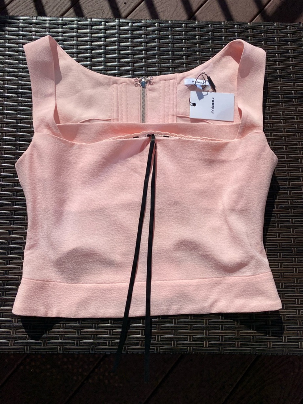 NWT Miaou The Laced Imogene Corset top in Willa size M